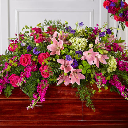 Radiant Tribute Casket Spray – KIEFER'S FLORIST, Coshocton OH