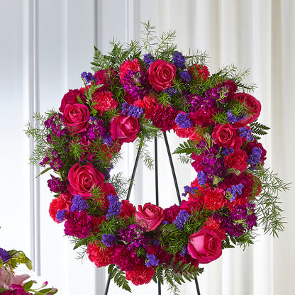 Calming Colors Wreath – KIEFER'S FLORIST, Coshocton OH