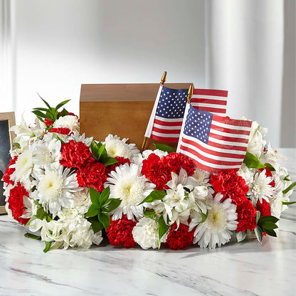 Spirit of Patriotism Cremation Adornment – KIEFER'S FLORIST, Coshocton OH