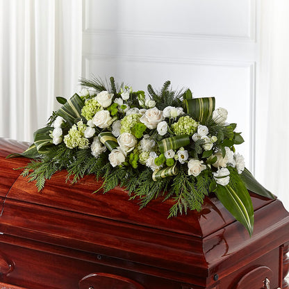 Hopeful Gesture Casket Spray – KIEFER'S FLORIST, Coshocton OH