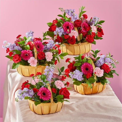 Pink Picnic Basket – KIEFER'S FLORIST, Coshocton OH