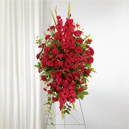 From the Heart Standing Spray – KIEFER'S FLORIST, Coshocton OH