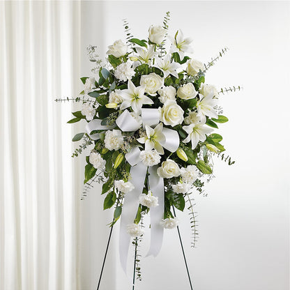 With Care Standing Spray – KIEFER'S FLORIST, Coshocton OH