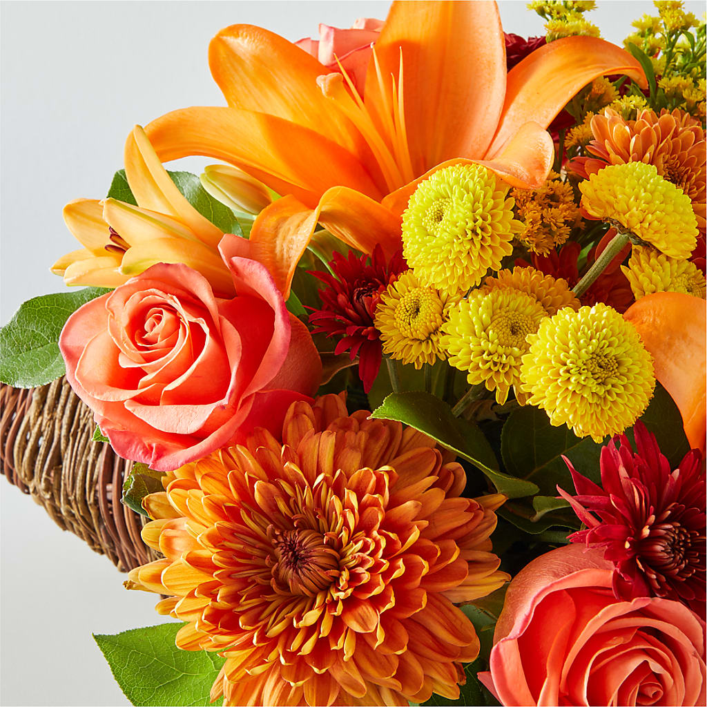 Bouquet of Blessings Cornucopia – KIEFER'S FLORIST, Coshocton OH
