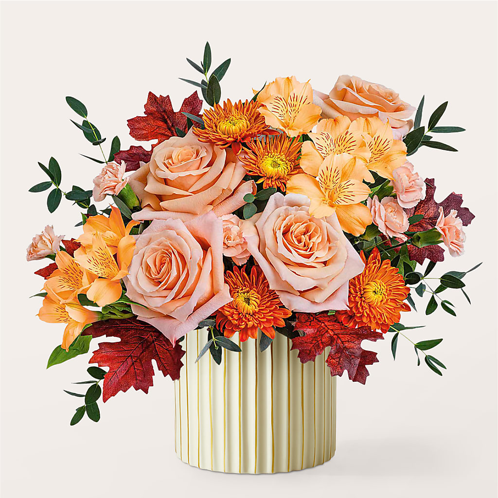 Spiced Latte Bouquet with Ivory Vase – KIEFER'S FLORIST, Coshocton OH