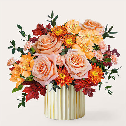Spiced Latte Bouquet with Ivory Vase – KIEFER'S FLORIST, Coshocton OH