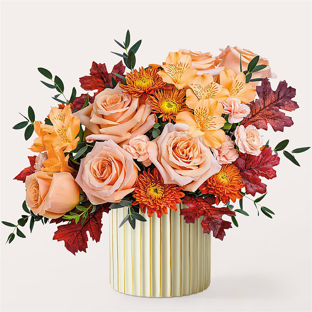 Spiced Latte Bouquet with Ivory Vase – KIEFER'S FLORIST, Coshocton OH