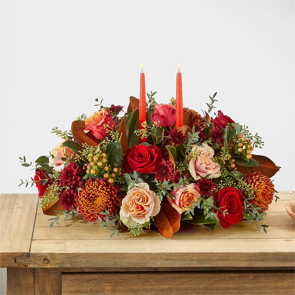 Gather Near Centerpiece – KIEFER'S FLORIST, Coshocton OH