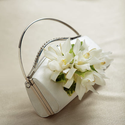 White Purse Decor – KIEFER'S FLORIST, Coshocton OH